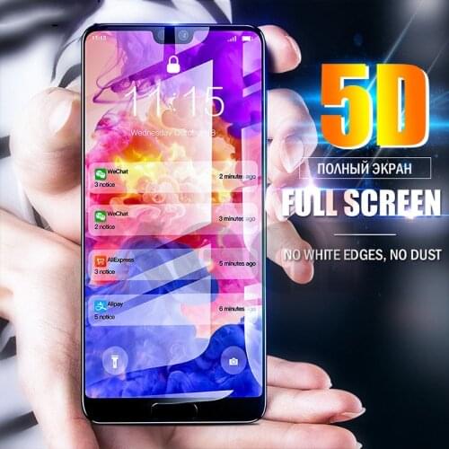 5D Full Cover Tempered Glass for Huawei P20 Lite Mate 10 Pro P10 Lite Screen Protector for Huawei P Smart Plus Honor 10 Film