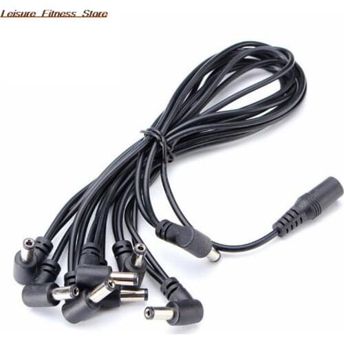 1Set Daisy Chain 1 to 3 4 5 6 8 Ways Guitar Effects Pedal Accessories Power Supply Cable for 9V 2A DC Adapter Plug