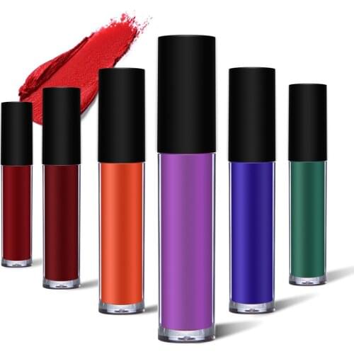 10 Pieces OEM Best Red Matte Liquid Lipstick Private Label Non Sticky Lip Gloss for Girls Wholesale Custom