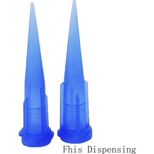 100PCS/PK 22G Plastic Conical Fluid Smoothflow Tapered Needle Dispense Tips