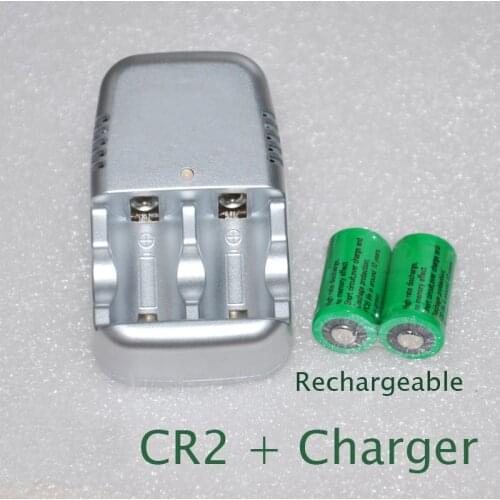 2-8pcs 3V CR2 Rechargeable lithium ion battery 800mAh CR15270 3.2V LiFePo4 cell + US charger EU adaptor for digital camera