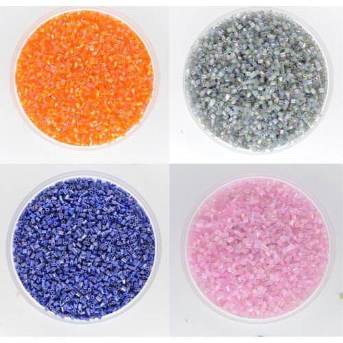 1000pcs/lot Pink 2mm AB R005 Small Tube Beads Smooth Ball Spacer Beads for Needlework DIY Jewelry Making Bracelets 11 Colors