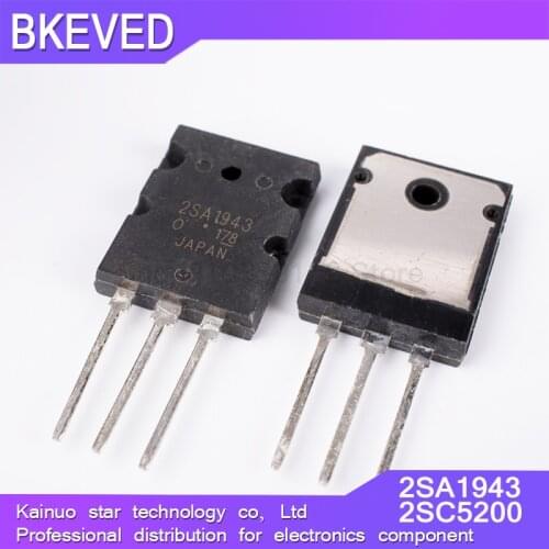 6PCS 2SA1943 TO-3P 2SC5200 TO-3PL=3pair ( 3PCS C5200 + 3PCS A1943 )