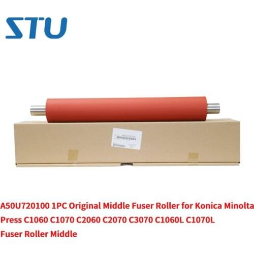 A50U720100 1PC Original Middle Fuser Roller for Konica Minolta Press C1060 C1070 C2060 C2070 C3070 C1060L C1070L Fuser Roller