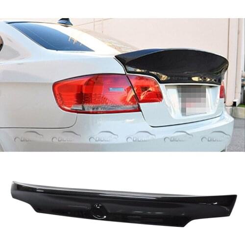 For BMW E92 E93 M3 Rear Spoiler Trunk Wing Boot Fit 3 Series Carbon Fiber