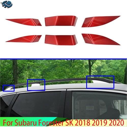 For Subaru Forester SK 2018 2019 Decorate Accessories Luggage rack decoration sequins cover trim Car Styling Accessories