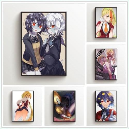 WTQ Canvas Painting Anime Posters Zombieland Saga Minamoto Sakura Wall Decor Wall Art Picture for Living Room Decor