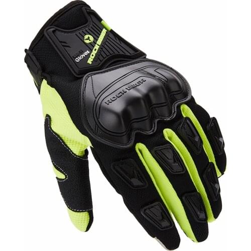 Rock Biker Summer Winter Full Finger motorcycle gloves gants moto luvas motocross leather motorbike guantes moto racing gloves