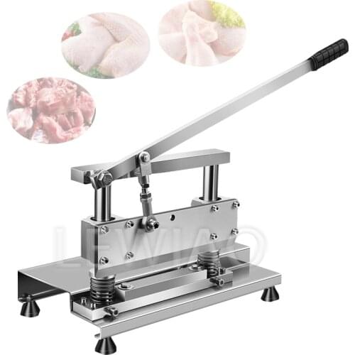 Meat Bone Saw Cutting Chopping Cutter Machine Chicken Leg Cutter Fish Ribs Bone Guillotine Cut Machine