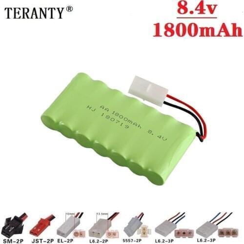 M Model ) 8.4v 1800mah NiMH Battery For Rc toy Car Tanks Trains Robot Boat Gun Ni-MH AA 700mah 8.4v Rechargeable Battery 1Pcs