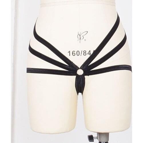 Harajuku body harness belt pastel goth thiger garter belt stockings bondage lingerie prom dresses leg garters for women L0008