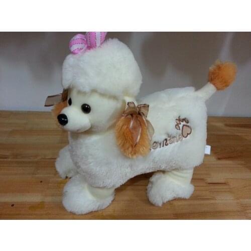 Lovely toy poodle plush toy birthday gift h540
