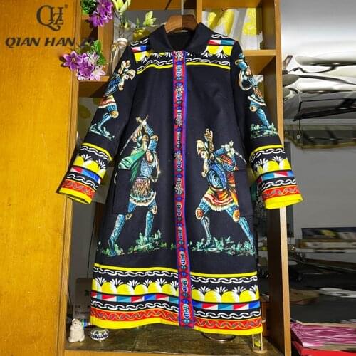 Qian Han Zi Women's Wool Coats