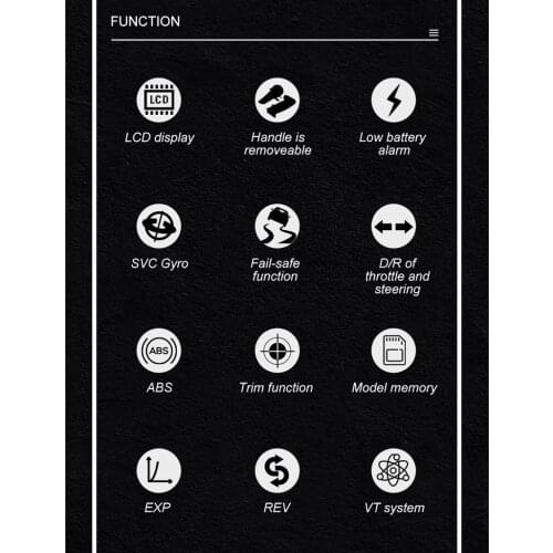 RC Transmitter and Receiver VT System for RC Car Boat Truck Buggy Compact