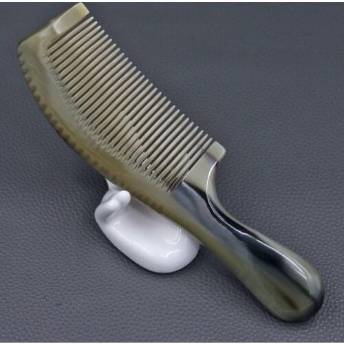 Natural Yak Horn Comb Fine Tooth Comb Anti Static Comb Hair Comb for Women & Men