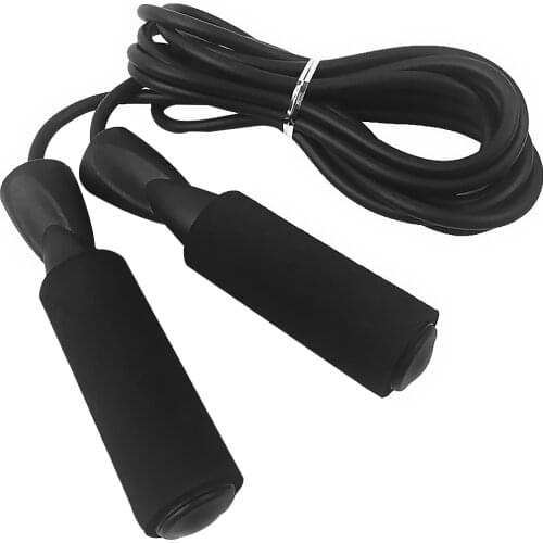 2.8m Jump Rope Unisex Adjustable Skipping Rope PVC Anti-Slip Handles Fitness Jumping Ropes For Workout Speed Skip Training
