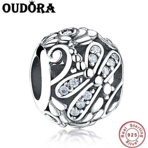 925 Sterling Silver Fit Original Pandora Charms Bracelets Spring Meadow Blooms Flower Charm Bead 925 Sliver diy Jewelry Berloque