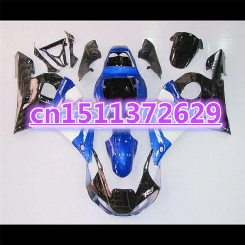 100%new Fairing kit for (Dor) YZFR6 98-02 YZF R6 98 99 00 01 02 blue white black YZF600 R6 1998 99 00 01 2002 ABS fairing parts