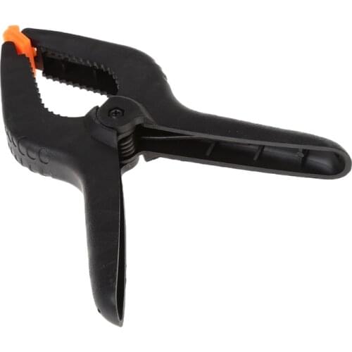 2018 Fashion New Hot Heavy Duty Plastic Nylon Spring Clamp Clip Tips For Photography Background Black