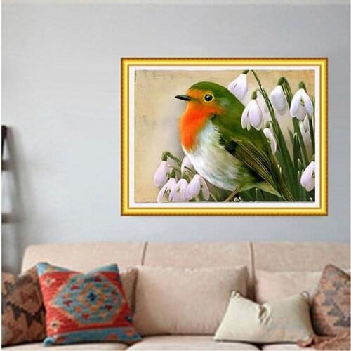 Diamond Embroidery Diy Diamond Painting Cross Stitch Kits Diamond Mosaic Birdie Full Square Diamond Embroidery AD012