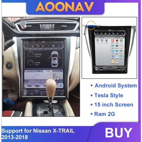 15 inch 2din Android car auto radio multimedia player for Nissan X-TRAIL 2013-2018 car radio GPS navigation MP3 DVD player