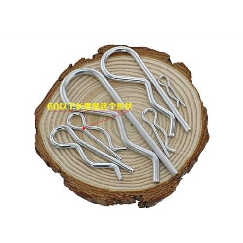 B type Cotter Pin Wave Pin B Type Pin R Type Pin Card Pin Hairpin Lock Pin Bolt M1.2-M1.8 10 Pcs