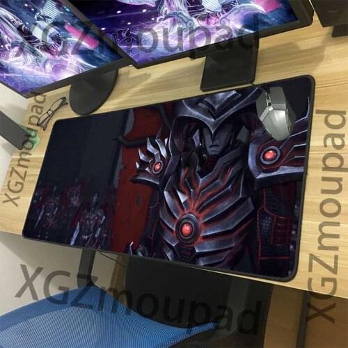 XGZ Movie Demon Custom Large Gaming Mouse Pad Black Lock Edge Computer Keyboard Table Mat Rubber Non-slip 900x400/900x300 Xxl