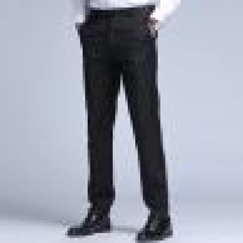 Pants Solid Color High Quality Casual Fashion Slim Pants Mens Business Wear