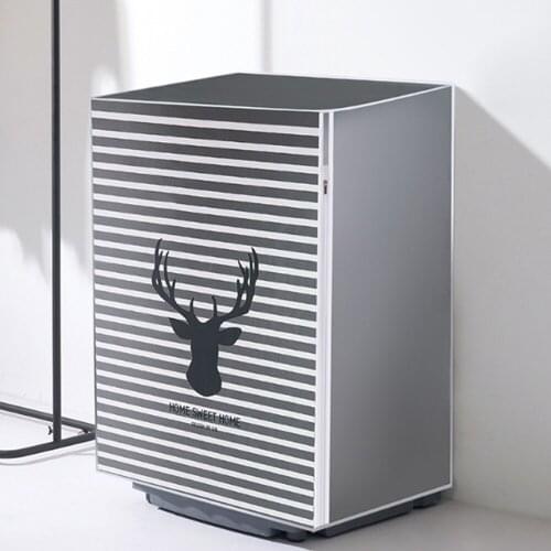 Drum Washing Machine Cover Dust Cover Clean Waterproof Dust Cover Front Loading Washing Machine Cover Household Goods