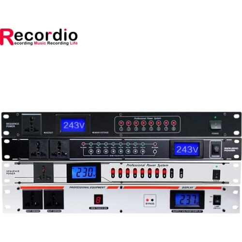 GAX-318 10 channel high power 30A dj sound system power sequence controller