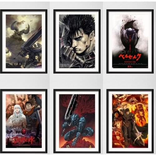 Hot Selling Japanese Anime Art Painting Silk Canvas Poster Wall Home Decoration Wall Picture