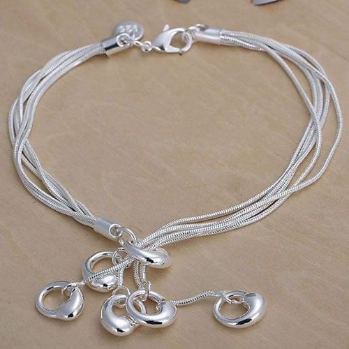 H115 jewelry silver plated bracelet, jewelry silver plated fashion jewelry Tai Chi Pendant Bracelet /amvajeca dylampsa