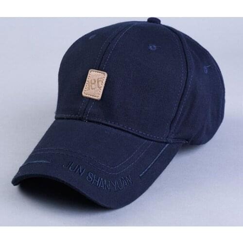 Golf Caps Men & Women Cotton Embroidered Baseball Caps Spring Summer Extended Brim Sunscreen Hats Adjustable