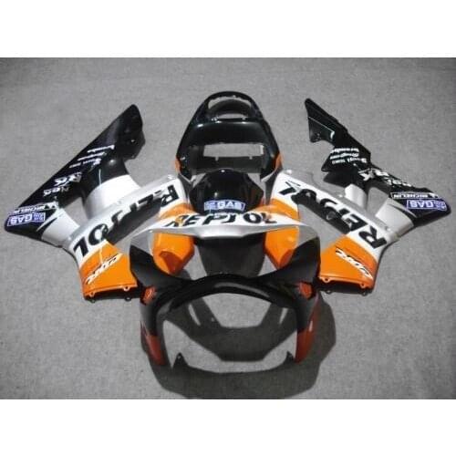 Injection mold Fairing kit Yellow silver black for w1 CBR900RR 929 00 01 CBR 900RR 2001 2000 CBR900 ABS Fairings set