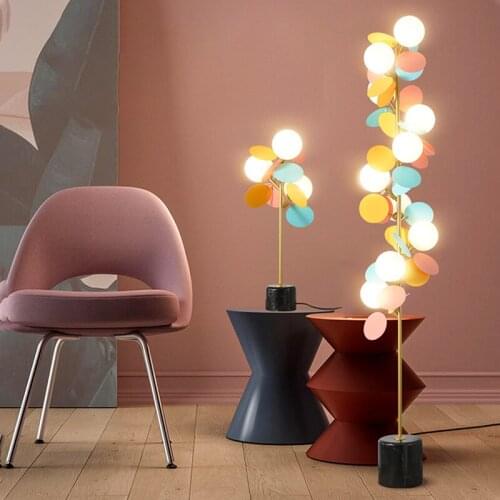 Nordic Minimalist Creativity Petal Led Floor Lamp Table Lamp Living Room Home Decor Bedroom Bedside Lamp Indoor Lighting Light
