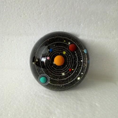 2021 New Half Ball Toy Solar System Eight Planets 3D Crystal Ball Ornaments Elegant