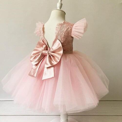 New Baby Girl Clothes Formal Birthday Party Dress for Girls Christening Gown For Baby Girls Dress Vestido Infantil