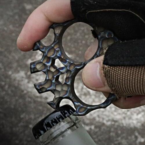 Octopus Shape Titanium Alloy Bottle Opener Outdoor EDC Pocket Multi Tool Titanium Bottle Open