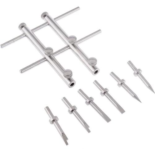 Adjustable Camera Lens Spanner Wrench 3 Tips Flat Opening Open Repair Tool set For Nikon Canon Sony pentax lens Remover