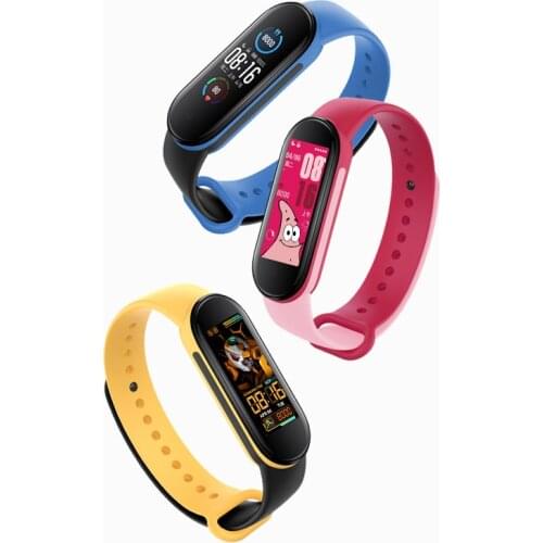 For Mi Band 6 5 4 3 Watch Two-Color Silicone Wristband Strap Accessories MIband Belt Bracelet In Stock