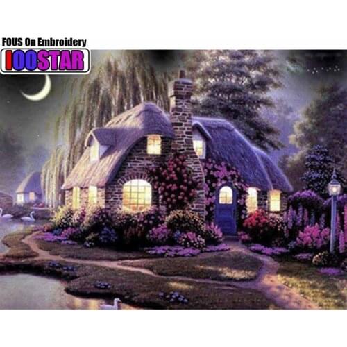 Rural,Scenery,Full,5D,DIY,Diamond Painting,Needlework,Diamond Embroidery,Cross Stitch,Round Rhinestone,Home Decoration,Art