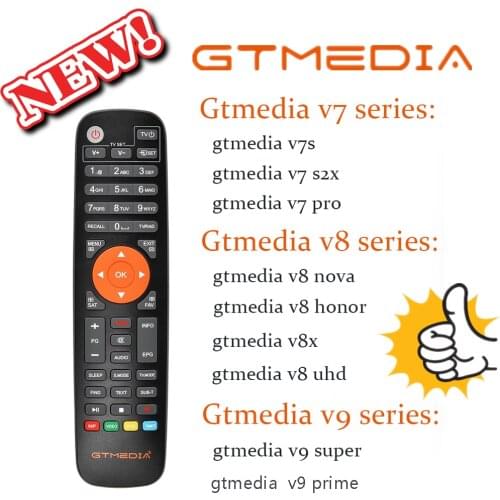 HD Satellite Receiver Remote Control for gtmedia v7s hd v7 s2x gtmedia v8 nova/honor/blue gtmedia v8x v9 super