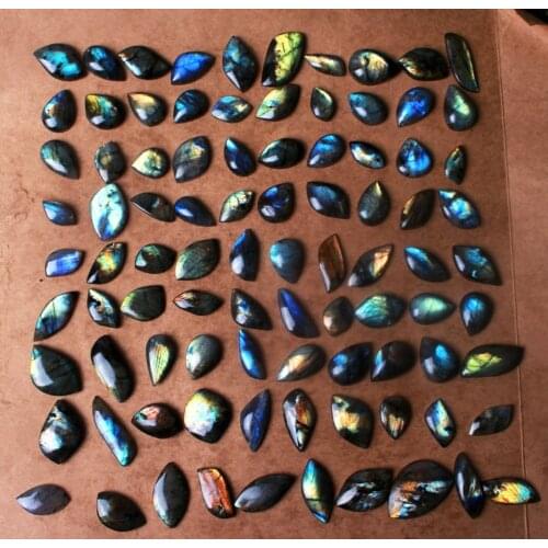 Carefully chosen! Wholesale Price 100Pcs Labradorite Mineral Specimen Madagascar