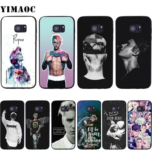 YIMAOC Justin Bieber Soft Silicone Case for Samsung Galaxy S6 S7 Edge S8 S9 Plus A3 A5 A6 Note 8 9