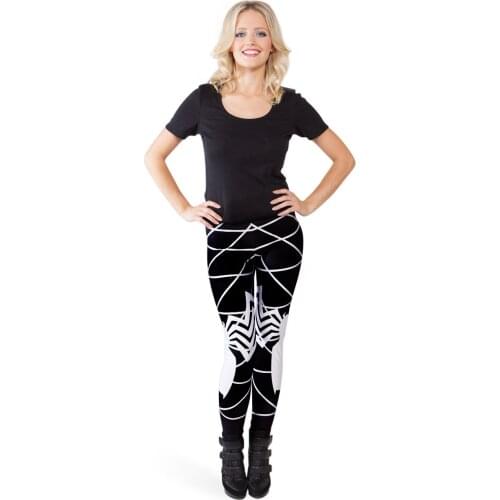 2020 Spider web Style Women Leggings High Waist Legging Winter Printed Women Pants Slim Fitness Leggins Sexy Gym Clothes