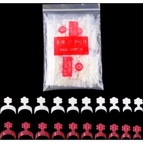 100Pcs/set Short White French Manicure Wrap Nail Tips False Nail Wraps Acrylic Nails Beauty Nail Art Tools