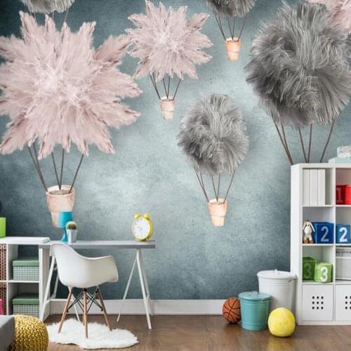 Milofi custom 3D wallpaper mural Nordic 3d childrens room wallpaper wallpaper girl background wall decoration wallpaper