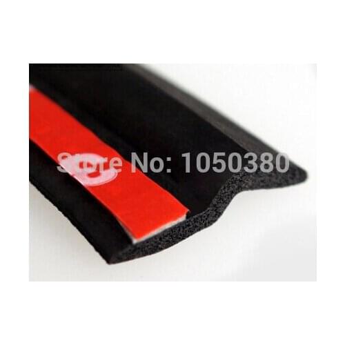 Door Seals Strip Auto Natural Rubber Sealing Weather Strip Z Seal Weatherstrip Vehicle Automotive Black
