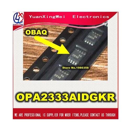 Free shipping 20pcs OPA2333 OPA2333AIDGKR MSOP8 OBAQ