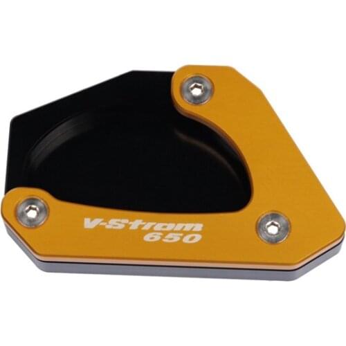 Foot Side Stand Extension Pad Support Plate for Suzuki V-Strom 650 DL650 2012 2013 2014 2015-2019 2020 2021